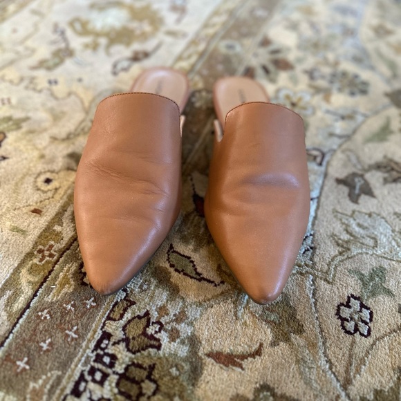 Lucky Brand Women’s Brynnuh Mule Slip-On Brown Leather Cognac Color Size 9.5 - Picture 7 of 12